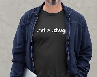 BIM - RVT better than DWG (white) - Unisex T-Shirt