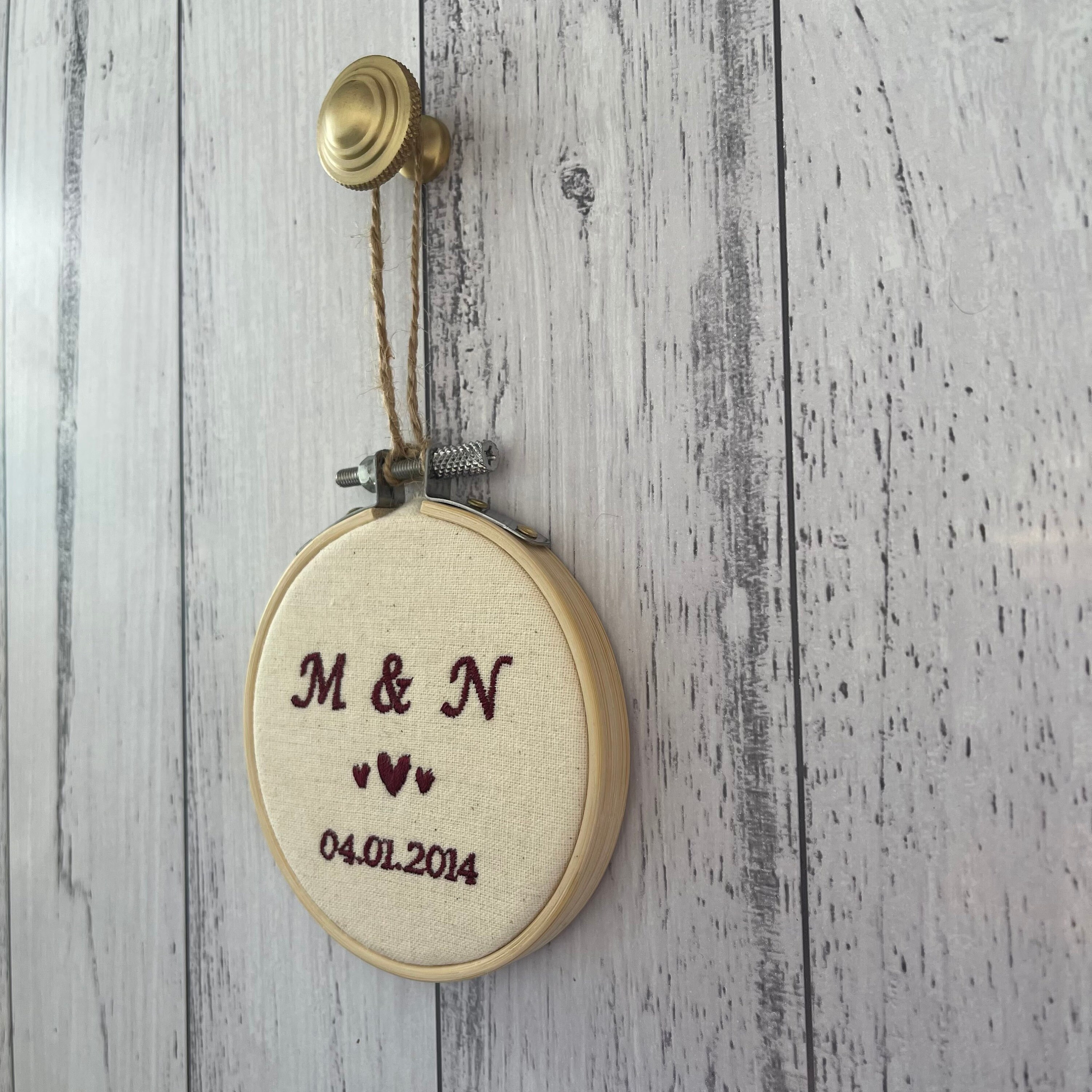 Awesome Embroidery Hoop Designs For Wedding Anniversary JPG Pictures