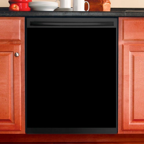 Kitchen Dishwasher Cover Engraved Dark Grey Batik Etsy