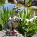 Garden Gnomes Statue ,Dinosaur Eating Gnomes Garden Statues for Home Garden Patio Lawn Yard Art Decoration Housewarming Garden Ideal Gift 