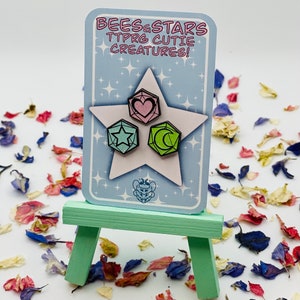 Set of 3 - D20 Mini Glitter Filler Pins! | DnD Gifts