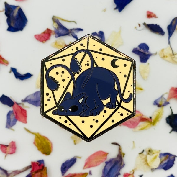 TTRPG Cutie Creatures: Displacer Beast Enamel Pin | DnD Gifts | DnD Gifts