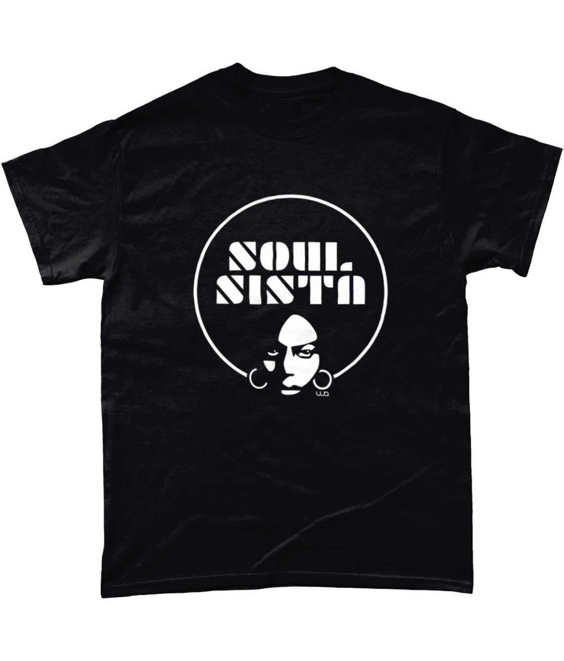 Soul Sista Black Tshirt Etsy UK