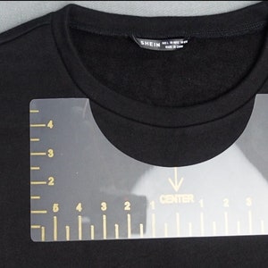T-Shirt Ruler Template
