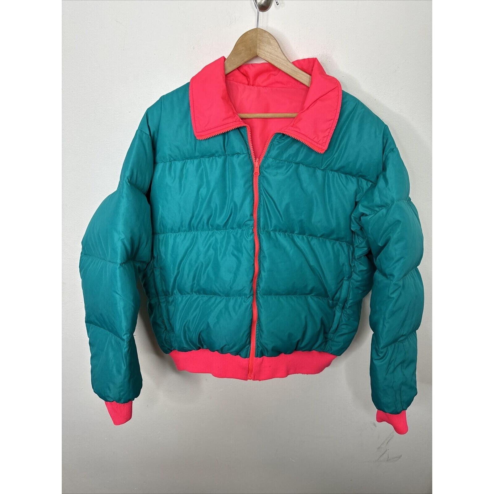 (古着)90s columbia リバーシブル puffジャケットcityboy 90s Columbia reversible nylon jacket【仙台店】 | What'z up