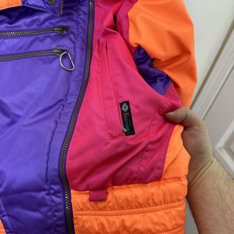 Coltech Classics Vintage 80s 90s Neon Coltech Woman 10 L Ski Jacket Coat Rad Pink Retro ...