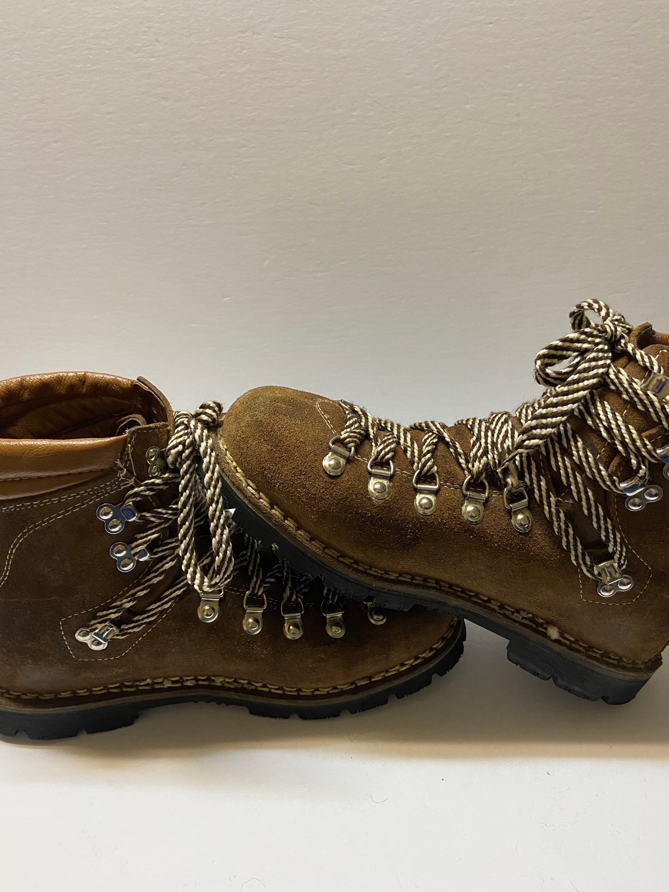 Vintage 70s Stylecraft Colorado Leather Hiking Boots Etsy