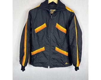 【希少】70s 80s NUMBER 1 SUN ヴィンテージ スキーウエア Number 1 Sun Vintage Ski Jacket Rainbow Colors, Medium Puffer