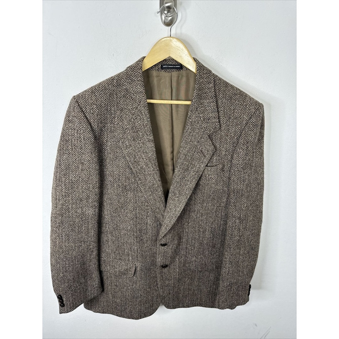 Veste homme coupe classique Harris Tweed® Blakemore Clinton Brown | Le