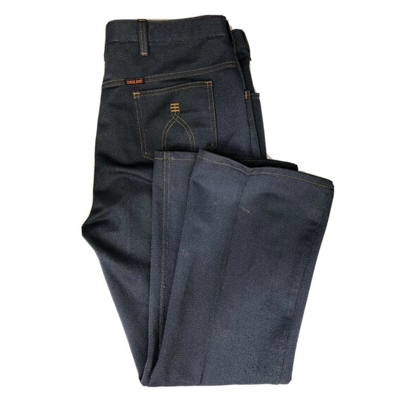Vintage Three Bars Mens 38x30 Blue 