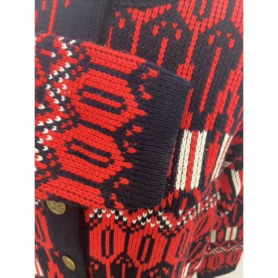 Vintage Broadway Knitting Mills 70 s Cardigan Sweater Gem