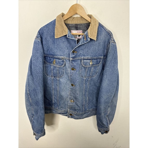 Lee | Jackets & Coats | Vintage Lee Storm Rider Blanket Lined Denim Trucker  Cowboy Jacket Size 46rxxl | Poshmark