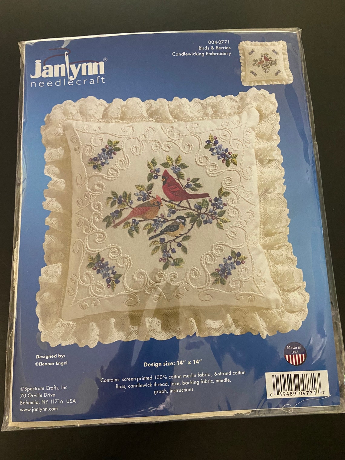 Janlynn Needlecraft Birds & Berries 0440771 Candlewicking Etsy