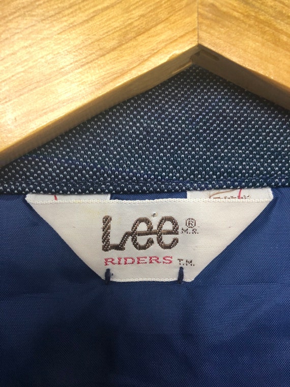 Vintage Lee Riders Denim Pearl Snap Shirt Men M/L… - image 3