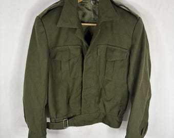 Veste Ike Originale De L'armée Belge, Véritable Armée Belge - Foto 4