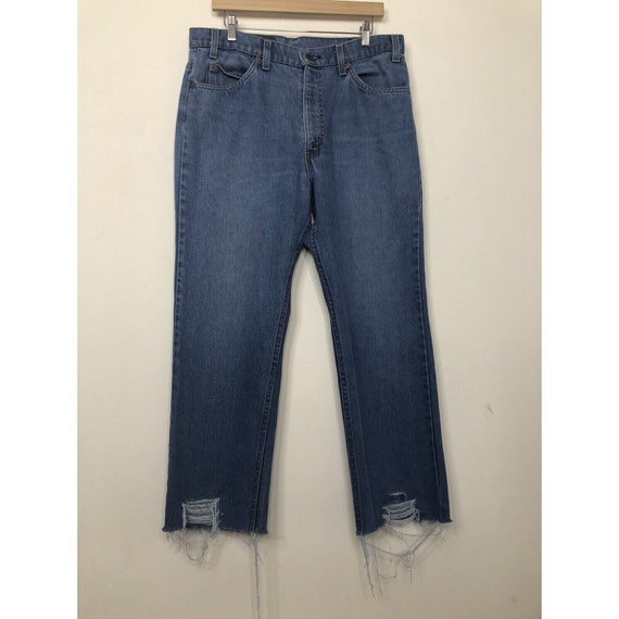 Vintage Levi Strauss Mens 70s 34x28 Blue Denim Je… - image 2