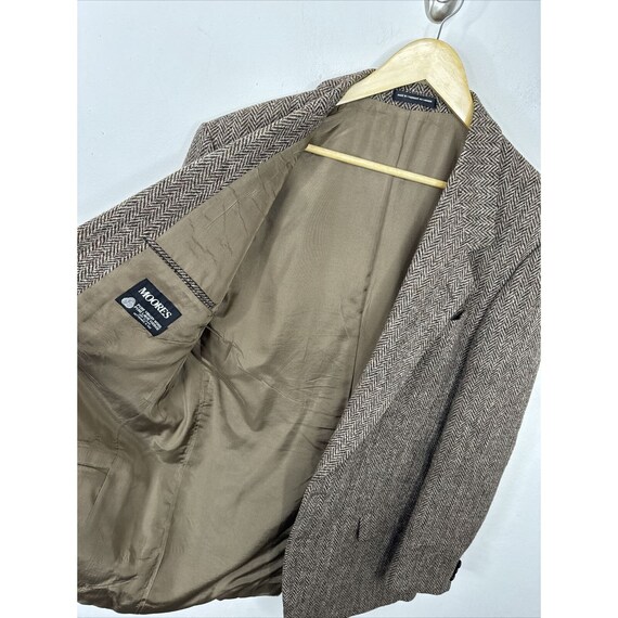 Harris Tweed Moores Men 44L Tall Wool Brown Blazer Sports Coat Scottish Etsy Ireland