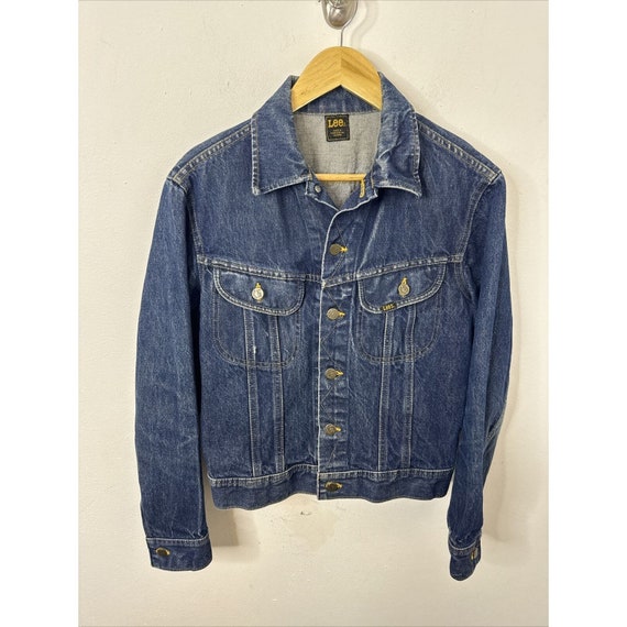 70-80s lee blanket damage denim jacket