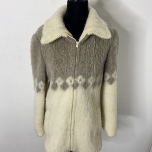 アイスランド製　vintage ウール　ニットコート　ヒルダ　ヴィンテージ　古着 Hilda ltd iceland - Etsy 日本