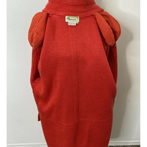 Vintage Spanner Imports 70s Mohair Wool Hipster Red C… Gem