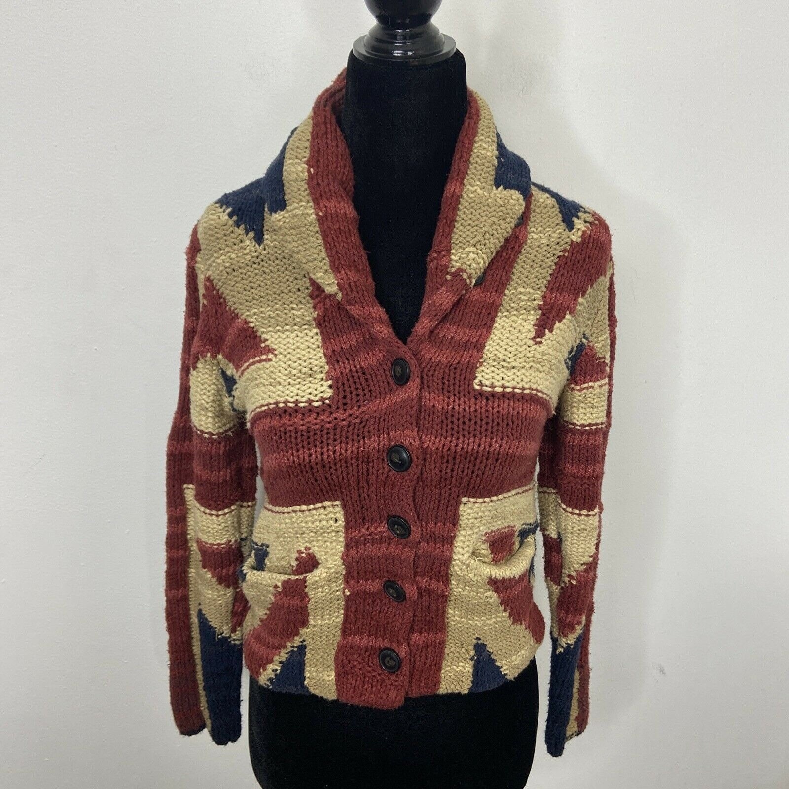 Vintage Denim Supply Ralph Lauren XS Flag Great Britain Vintage Denim Supply Ralph Lauren XS Flag Great Britain