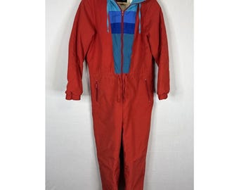 Vintage Stratford Snowmobile Snow Ski Winter Suit Men XL BLACK One