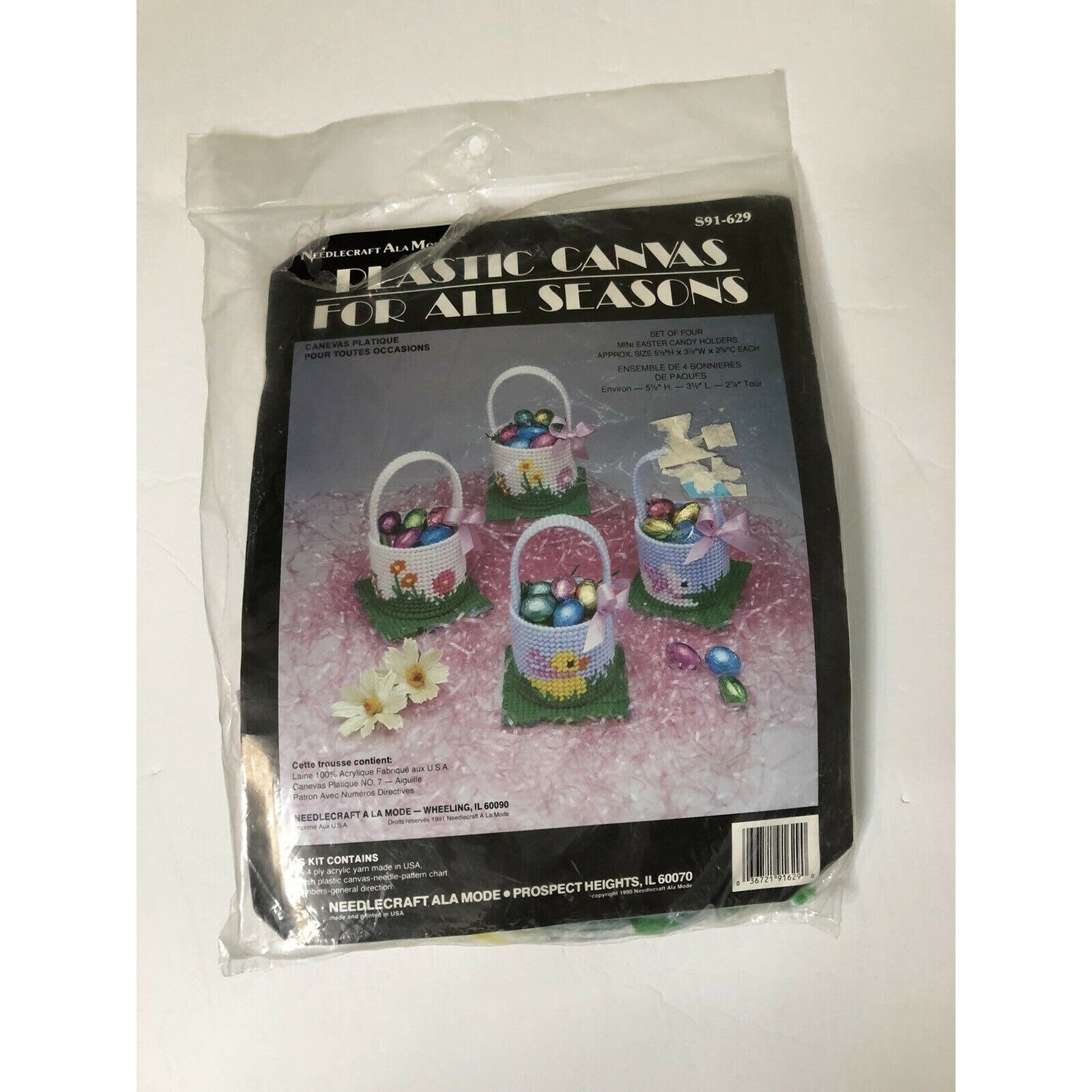 Needlecraft Ala Mode Easter Candy Holders 5 1 2 X 3 1 2 X 2 3 4 Craft Kit Etsy