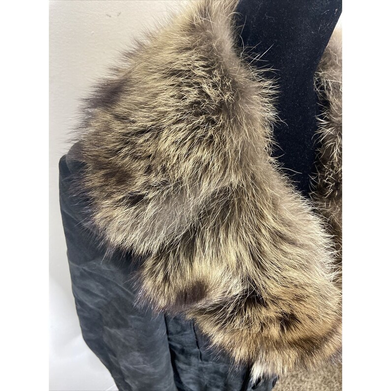 Vintage Jeno De Paris Montreal Woman L Suede Leather Coat Fur - Etsy