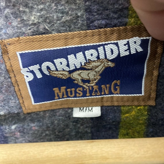 Mustang Storm Rider Blanket Lined Denim Jacket Me… - image 7