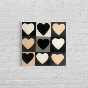 Art moderne, cadeau, images minimalistes, peinture abstraite, images peintes à la main, images acryliques sur toile, abstrait, peintures, peinture