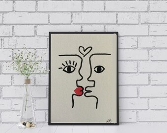 Abstract Wall Art,Men Gift,Hand Painted Pictures,Abstract Pictures,