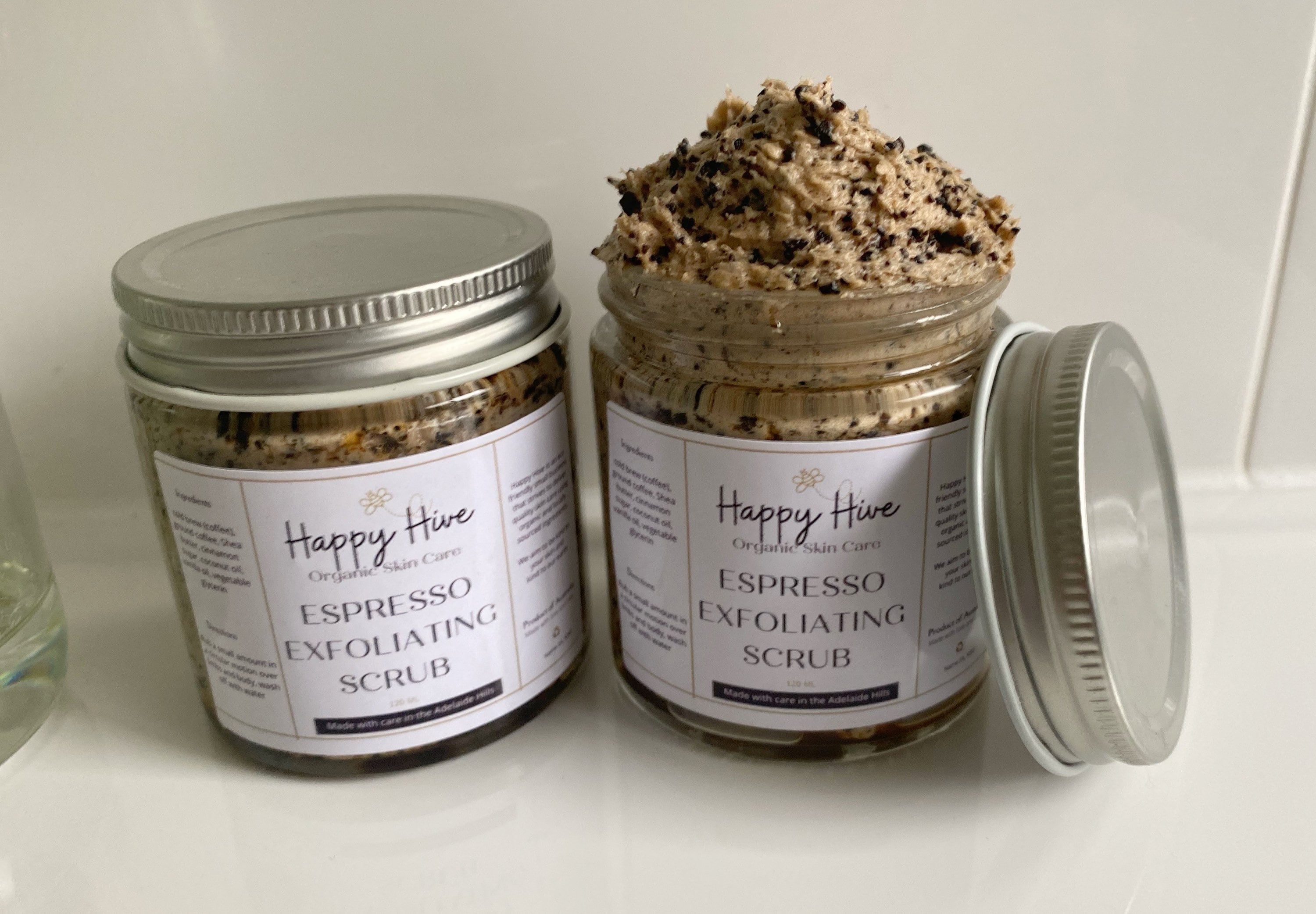 Espresso exfoliating scrub / natural coffee exfoliating scrub