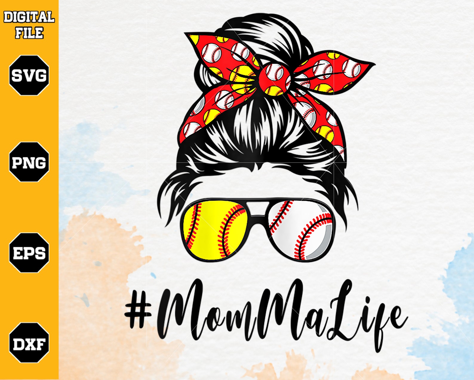 Download MomLife Svg MomLife baseball Svg Womens Dy Mom Life Softball | Etsy