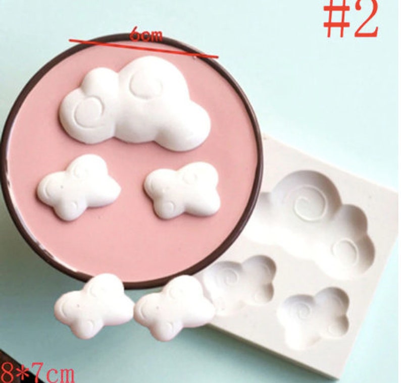 Clouds Mold Sky Mold Baby Shower Mold Fondant Mold Chocolate Etsy