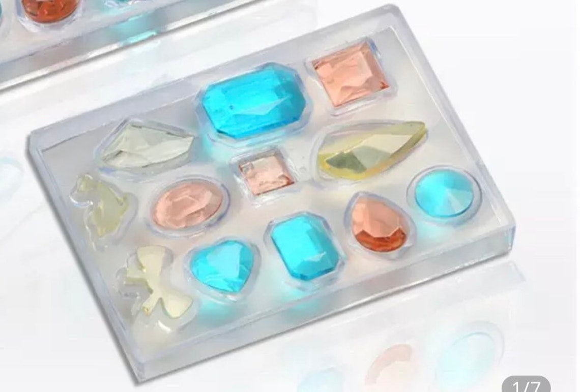 Jewels mold gems mold princess mold jewelry mold gemstone mold Etsy