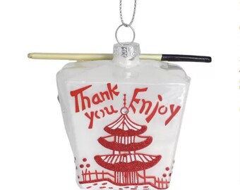 Chinese Take Out Ornament - Etsy