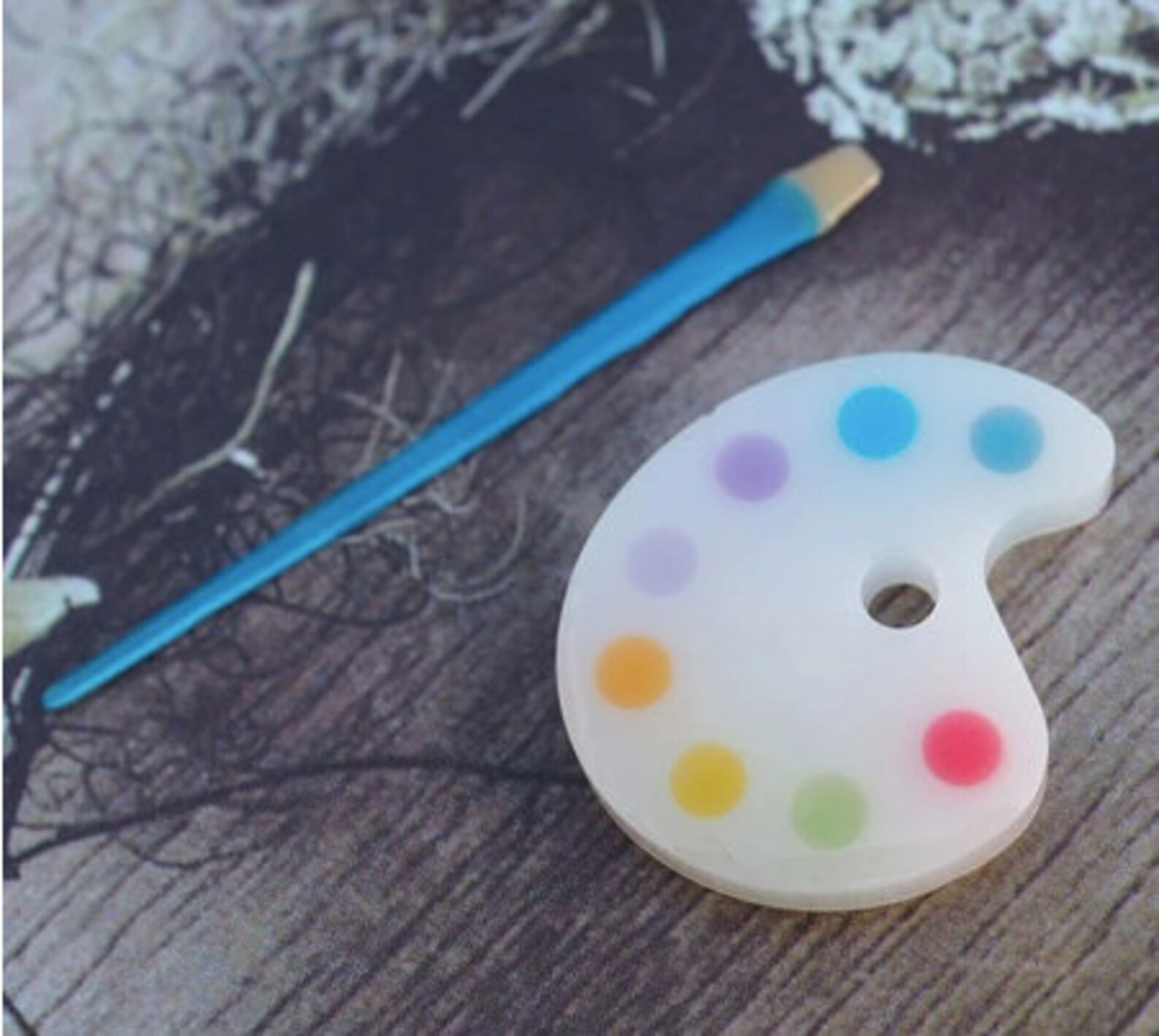 SMALL Artist mold paint palette mold painting mold painter Etsy