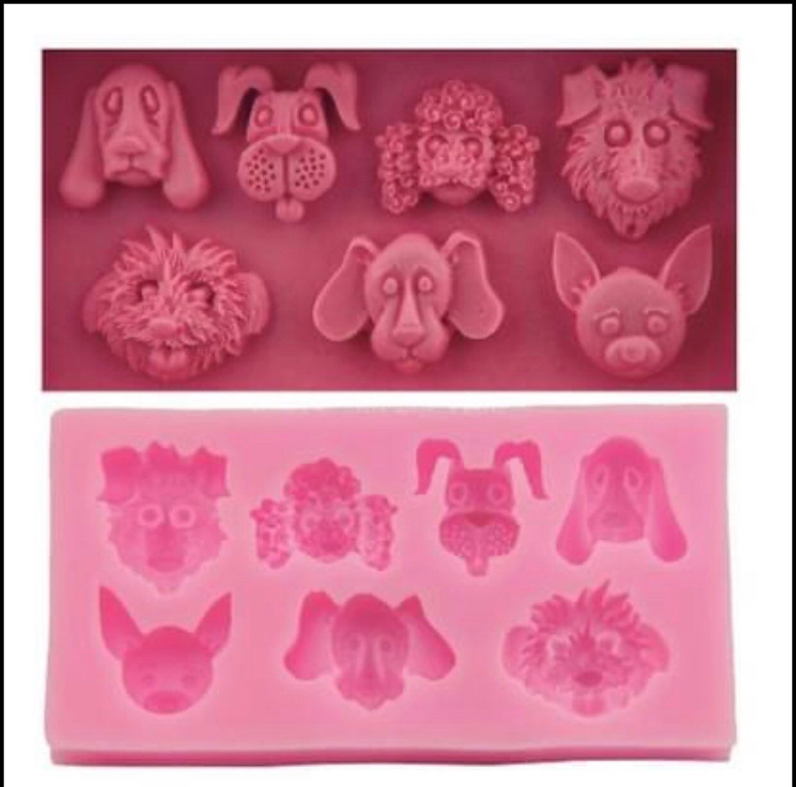 Dog mold dogs mold pet mold fondant mold chocolate mold resin Etsy