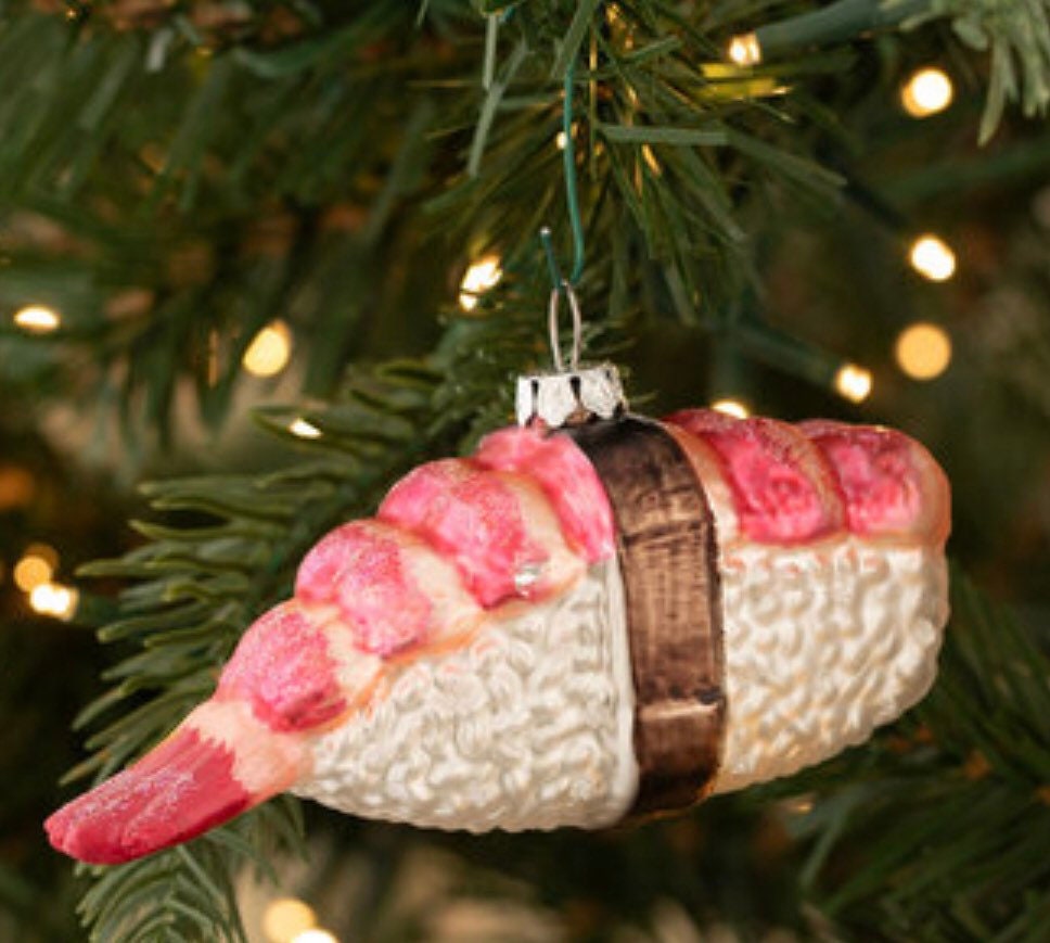 Sushi christmas tree ornament Outlet