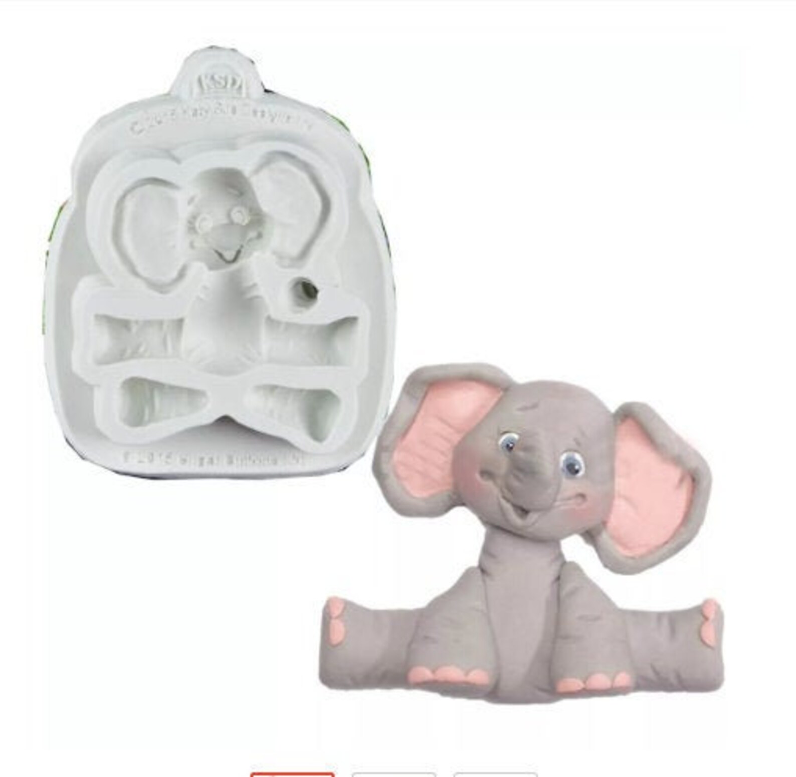 Elephant Mold Baby Shower Mold Elephant Fondant Mold Elephant Etsy UK