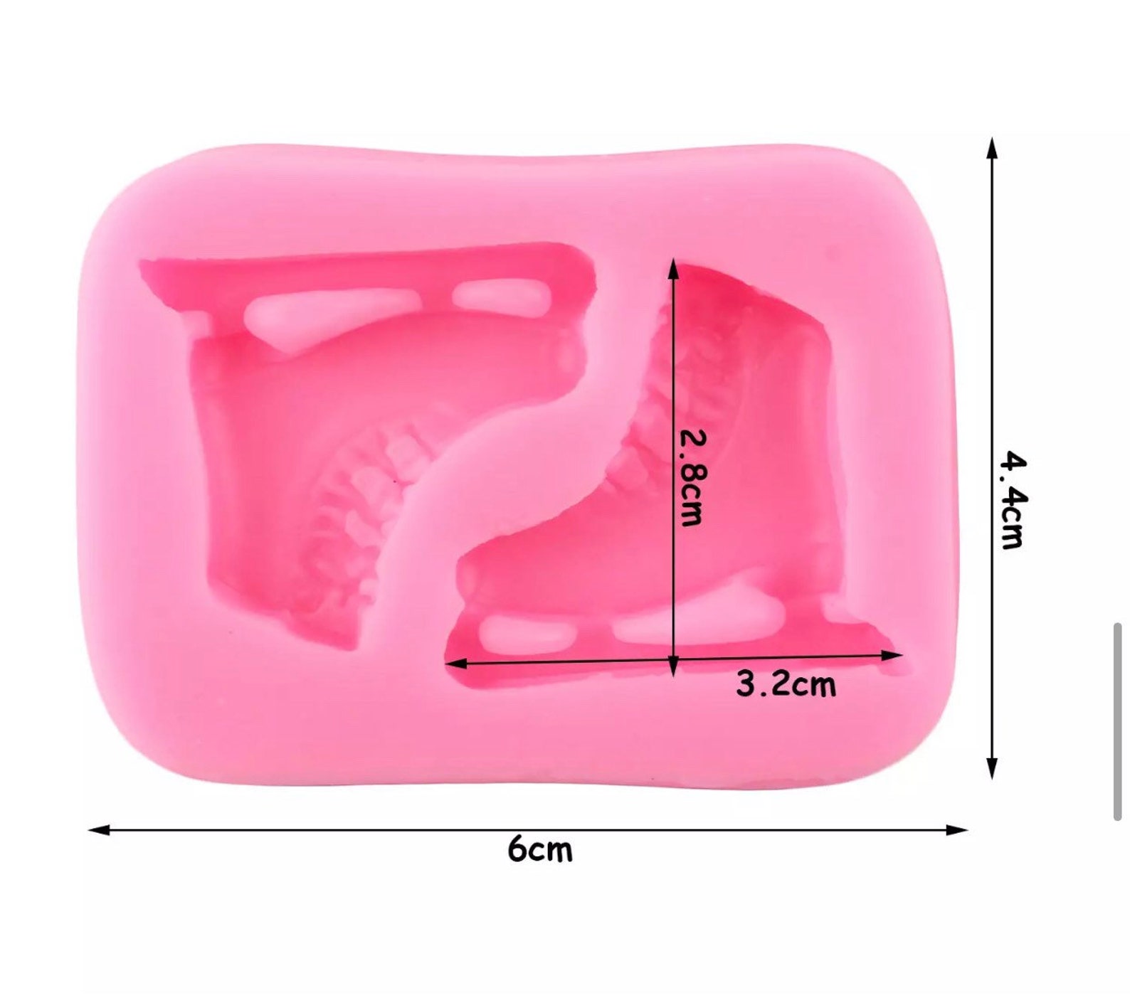 Ice Skate mold skate mold ice skates mold fondant mold Etsy