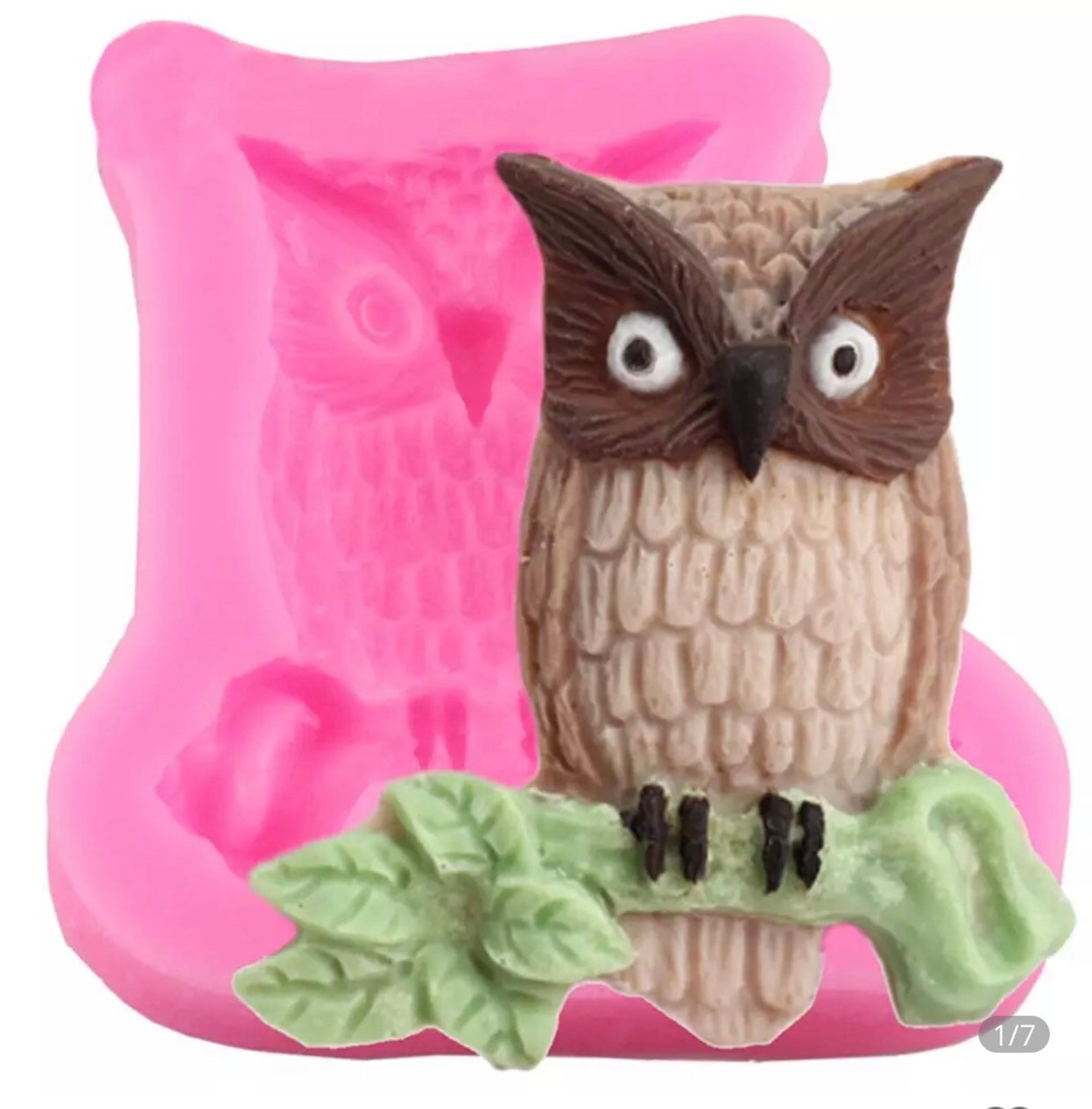 Owl Mold Owl Resin Mold Owl Fondant Mold Owl Chocolate Mold Etsy