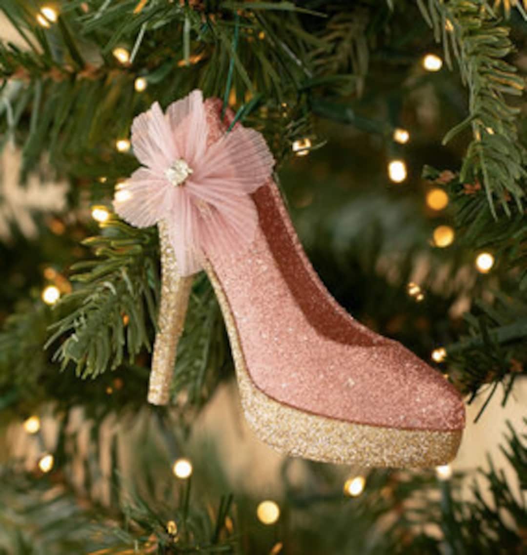 high heel christmas ornaments