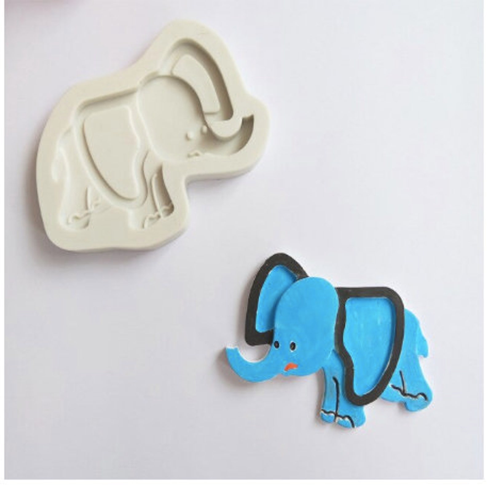 Elephant Mold Resin Mold Elephant Fondant Mold Elephant Etsy UK