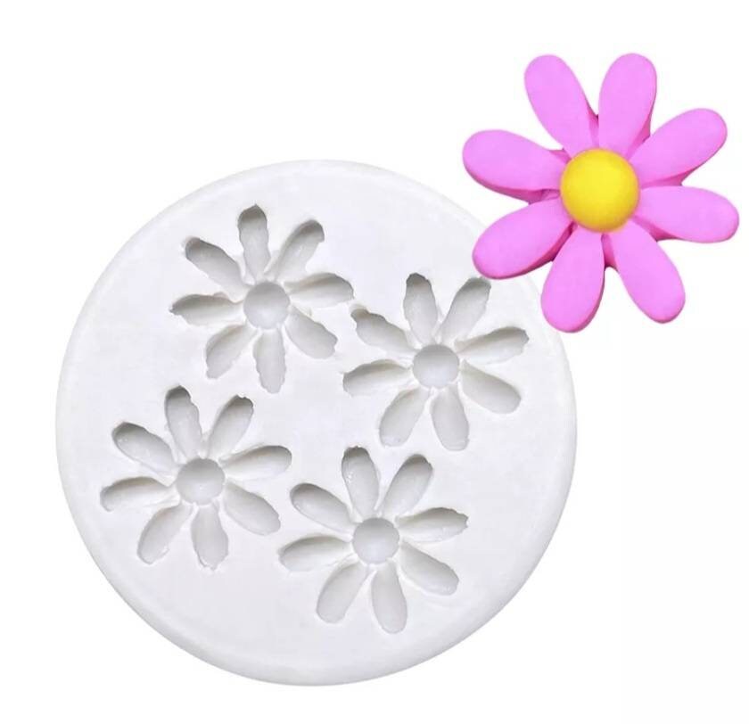 Daisy Silicone Mold-flower Resin Molds-flower Mold for Cake  Decoration-cherry Blossom Chocolate Mold-aromatherapy Plaster Mold 