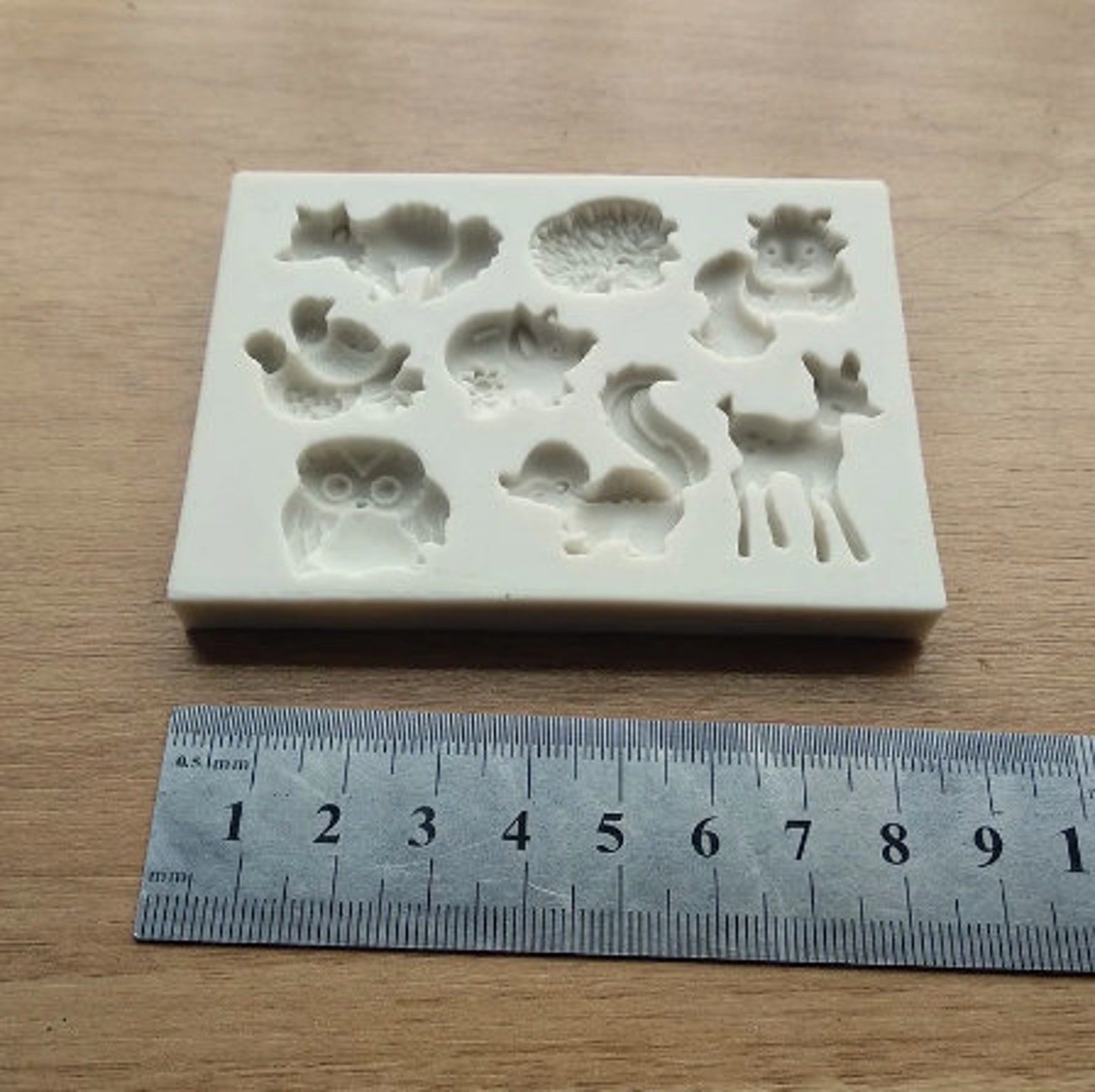 Forest Animals mold deer mold pig skunk mold porcupine mold Etsy