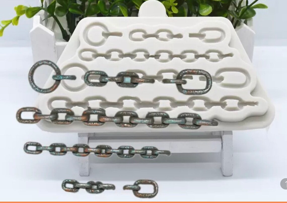 Chain mold chains mold chain resin mold chain fondant mold Etsy
