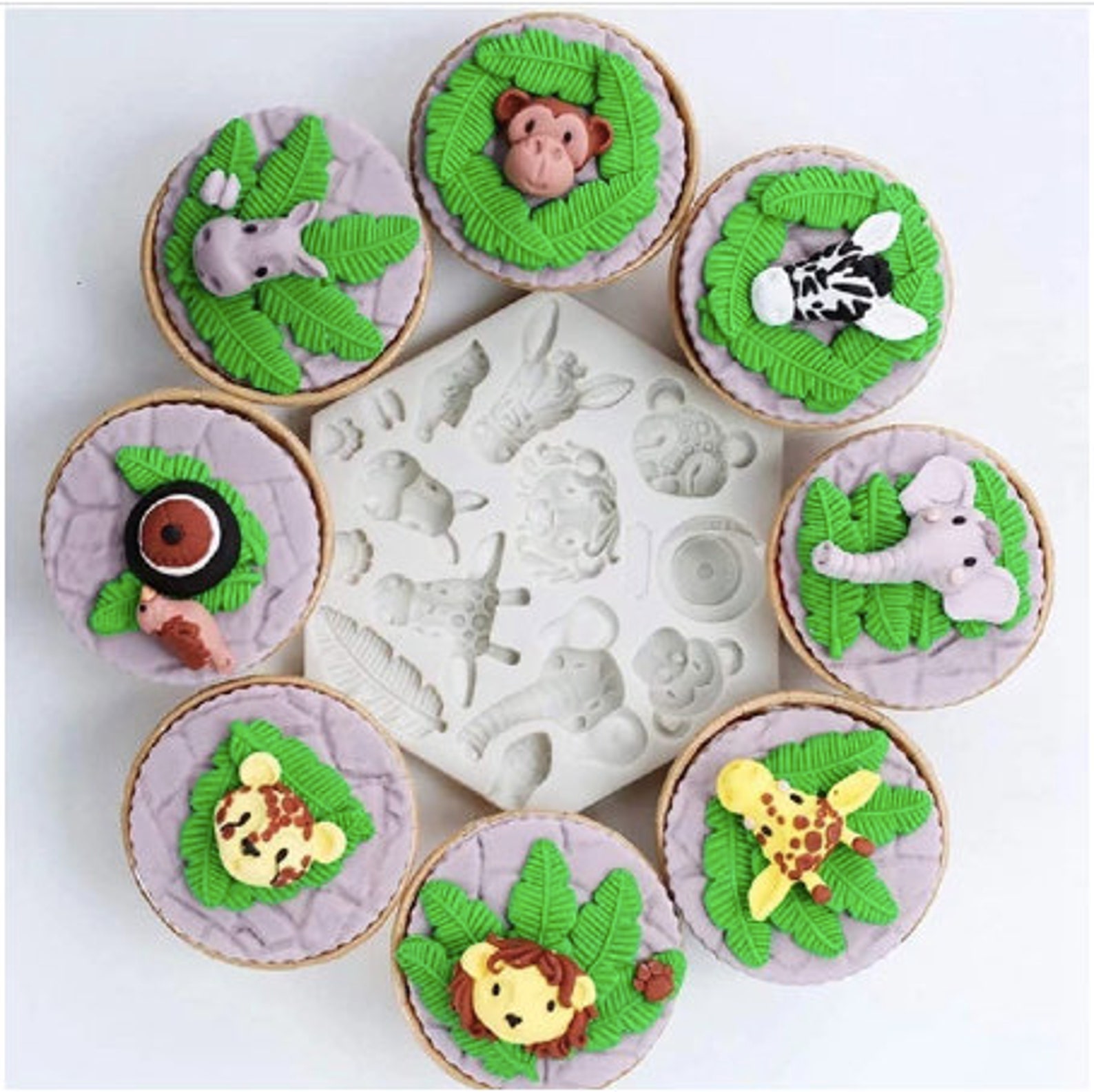 Jungle Animals Mold Jungle Animal Mold Safari Animals Mold Etsy UK