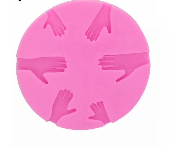 Hands mold hand print mold handprint mold baby shower mold Etsy