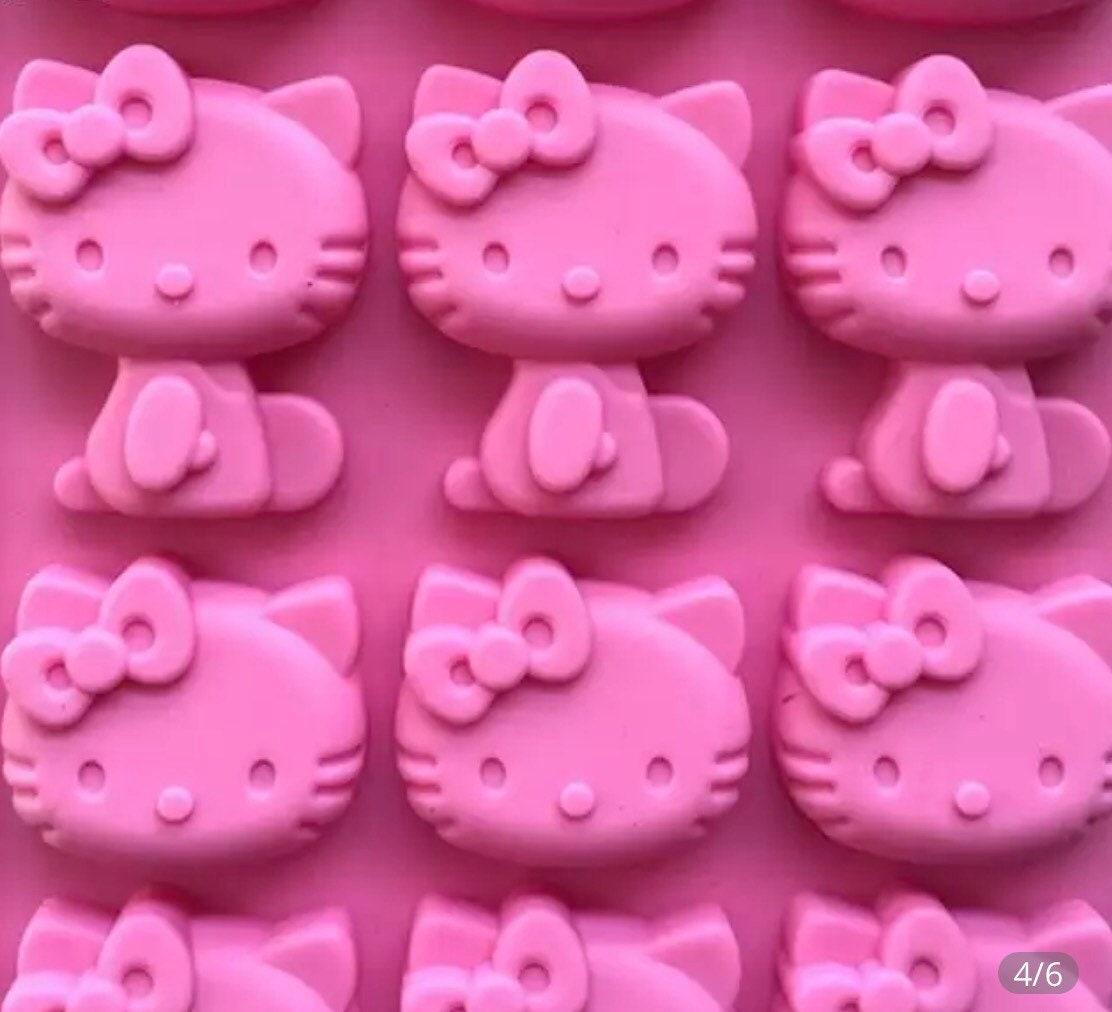 Hello Kitty mold hello kitty pan fondant mold chocolate mold Etsy